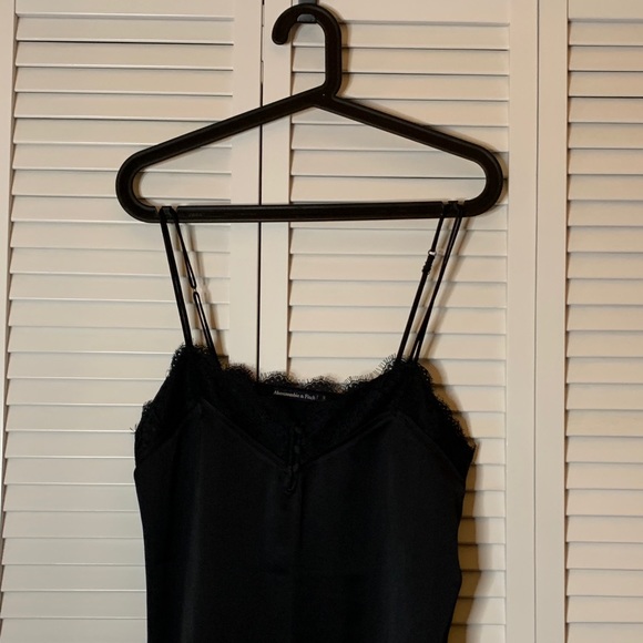 Abercrombie and Fitch Silk Tank with Lace Detail - Picture 2 of 3